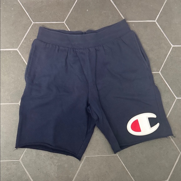 Champion Kids' Dark Blue Shorts with Logo - Picture 1 of 1